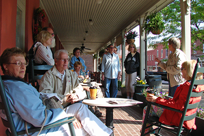 Group on the porch